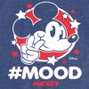 Girls' - Disney - Mickey Mouse Hashtag Mood Fitted Short Sleeve Graphic T-Shirt - 2 of 4