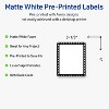 Avery 4" x 3-1/3" Labels, Black and White Polka Dots, 40 ct - 2 of 4