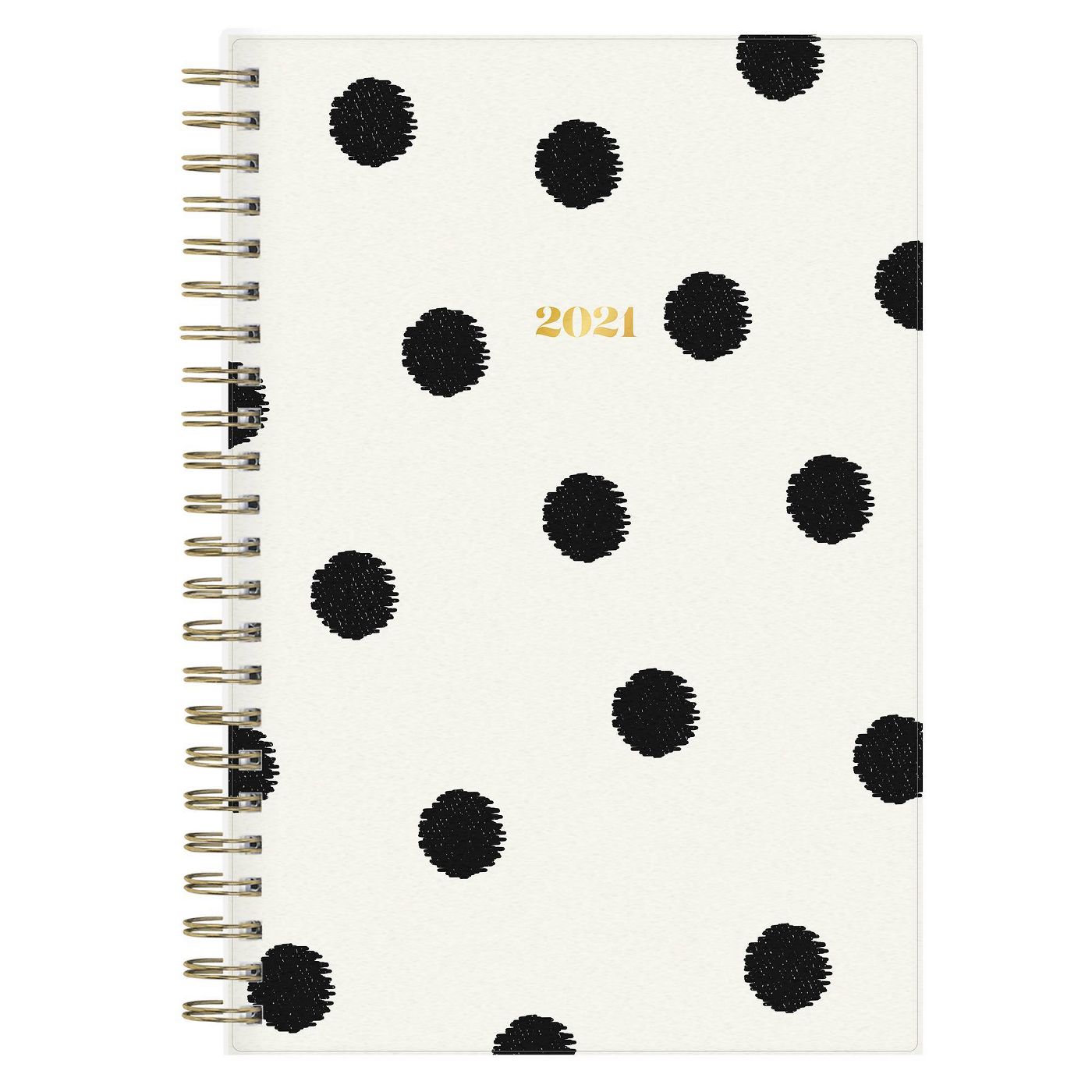 2021 The Everygirl Planner 5" x 8" Frosted Plastic Weekly/Monthly Wirebound Luna - Blue Sky - image 1 of 11