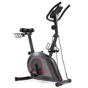 Sunny Health & Fitness Corezy 16-Level Magnetic Resistance Upright Bike with Workout Bands - SF-B224004 - 1 of 4