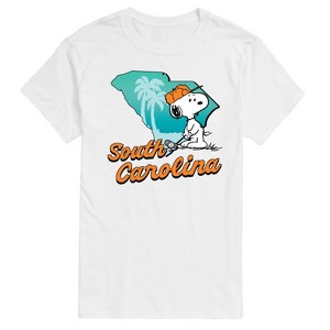 Men's - Peanuts - South Carolina Snoopy Golf Short Sleeve Graphic T-Shirt - 1 of 4