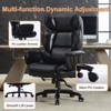 ORRD Big and Tall Office Chair 500lbs, Ergonomic High Back Executive Chair with Lumbar Support and Wide Seat, Heavy Duty Desk Chair - Black - 3 of 4