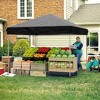 GustoWave 10 X 10ft Pop-Up Canopy with 4 Removable Sidewalls for Camping - 2 of 4