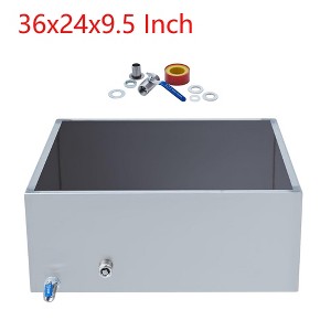36"x24"x9.5" Maple Syrup Evaporator Pan Stainless Steel With a Valve Two interface - 1 of 4