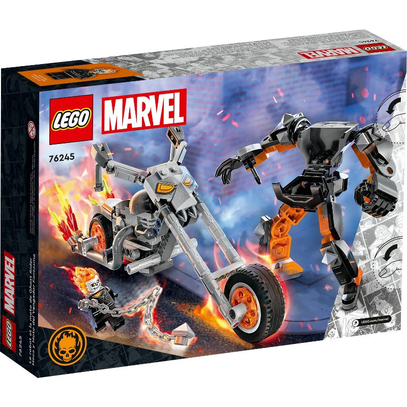 LEGO Marvel Ghost Rider Mech &#38; Bike Motorbike Toy 76245, 5 of 8
