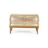Outside Annisa Chat Set Loveseat and Coffee Tables with 2 Club Chairs-Christopher Knight Home - 4 of 4