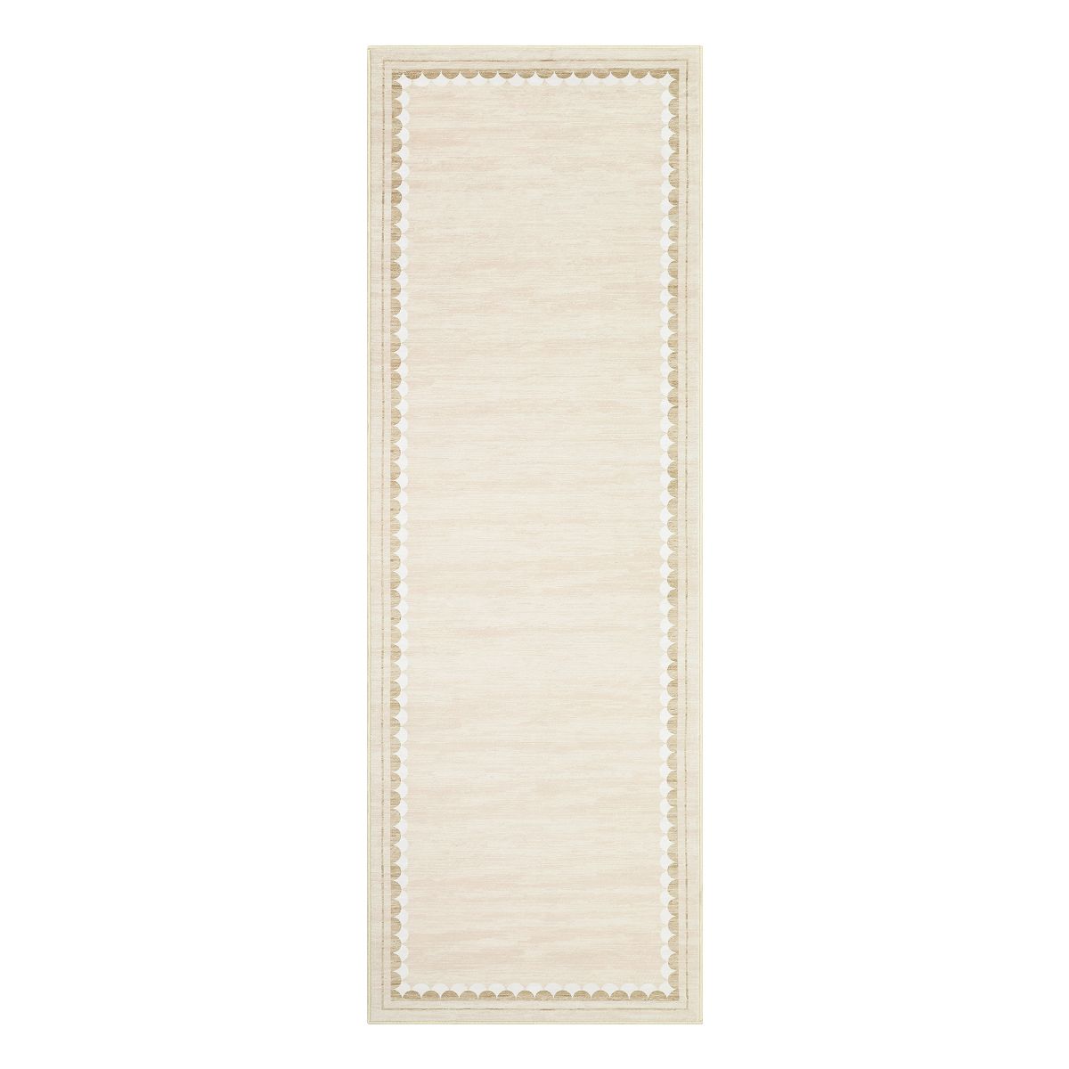 Garvee Washable Rugs for Living Room Bedroom Modern Solid Area Rug Low Pile Non Slip Bordered Print Rug - thumbnail 4