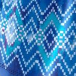 bright cobalt tie dye stripe