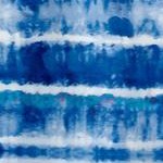 bright cobalt tie dye stripe
