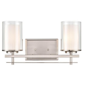 Millennium Lighting Huderson 2 - Light Vanity in  Brushed Nickel - 1 of 1