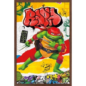 Trends International Teenage Mutant Ninja Turtles: Mutant Mayhem - Raphael Framed Wall Poster Prints - 1 of 4