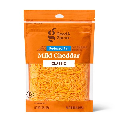 Shredded Reduced Fat Mild Cheddar Cheese - 7oz - Good & Gather™