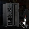 Costway 12 Bottle Compressor Wine Cooler Refrigerator Large Freestanding Wine Cellar - 4 of 4