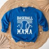 Simply Sage Market Women's Graphic Sweatshirt Checkered Baseball Mama - 3 of 4
