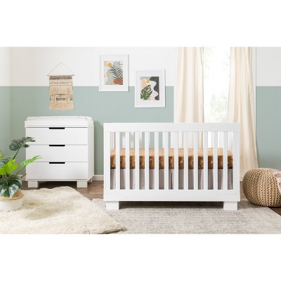 White Pine 3-in-1 Convertible Crib with Toddler Bed Kit