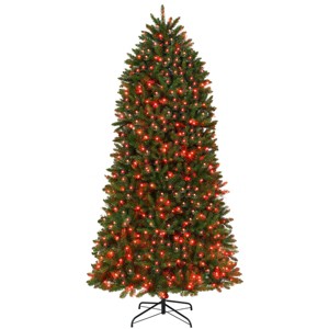 TopComfy Christmas Tree Stands Artificial Christmas Tree with Realistic Branches Christmas Interior Decor for Living Room, Green, 47.24"*14.96"*15.75" - 1 of 4
