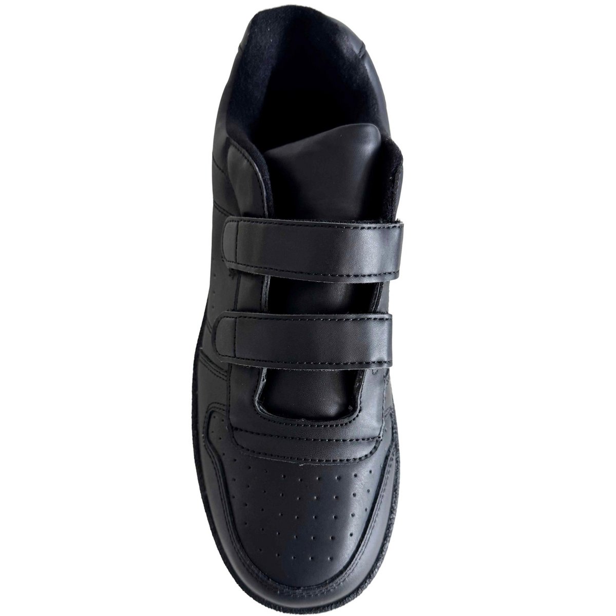 Мужские Naturally G4U Men's Sneakers Comfort Walking Hook-and-Loop Work Shoes, black-8 — фото 5