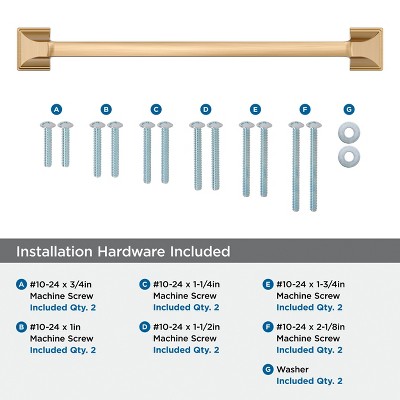 Champagne Bronze 12-Inch Modern Appliance Pull