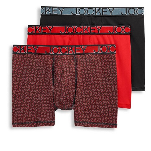 Jockey Generation™ Men's Long Leg Boxer Briefs 3pk - Blue/gray/dark Teal  Green : Target