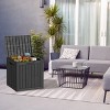 Yardgrace Deck box Water Resistant Resin Lockable - 4 of 4