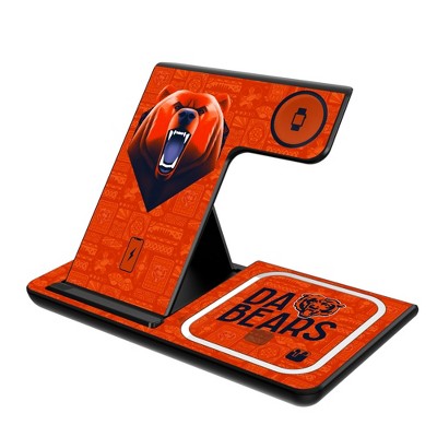 Keyscaper Chicago Bears 2024 Edition 15-Watt 3 in 1 Charging Station