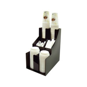 Winco Cup & Lid Organizer, 3 Tiers, 2 Stacks - 1 of 1