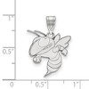 Black Bow Jewelry 14k White Gold Georgia Tech Yellow Jackets NCAA Large Pendant - 2 of 3