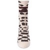 Memoi Women's Running Wild Ringer Cotton Blend Crew Sock - 2 of 3