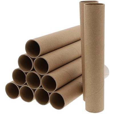 Bright Creations Brown Paper Cardboard Craft Tube Rolls (12 Pack)