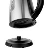 Brentwood 1 Liter Stainless Steel Cordless Electric Kettle in Silver - 3 of 4