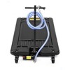 17/20 Gallon Oil Drain Tank, Low Profile Oil Drain Pan, Foldable Hand, with Pump, Hose, Swivel Casters Wheels for Car, SUV, Trucks Oil Draining - 2 of 4