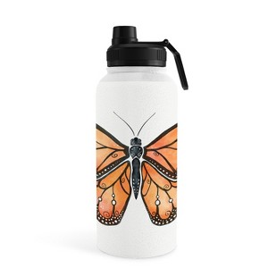 Avenie Monarch Butterfly Orange Water Bottle - Society6 - 1 of 4