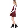 INSPIRE CHIC Women's Button Overalls Pinafore Suspenders Skirt - 4 of 4