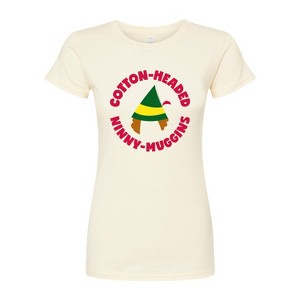 Women's - ELF - Christmas Family Set Ninny Muggins Fitted Graphic T-Shirt - 1 of 3