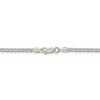 Black Bow Jewelry 2.5mm Sterling Silver, Round Solid Spiga Chain Necklace - 4 of 4
