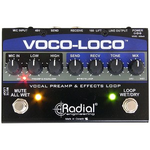 Radial Engineering Voco-Loco Vocal Preamp and Effect Switcher - 1 of 3
