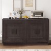 NicBex 4 Door Sideboard Cabinet Vintage Style Buffet Cabinet with Adjustable Shelves for Kitchen,Living Room - 2 of 4