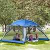 Outsunny 12' x 12' Screen House Room, 8 Person Camping Tent,Backpacking, and Traveling, Easy Set Up - 3 of 4