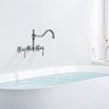 Sumerain Vintage Tub Faucet Filler Wall Mount Bathtub Faucet 3 Hole 8 Inches Center Chrome - 3 of 4