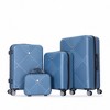 Whisen 4-Piece Set(14/20/24/28 in.) Luggage Sets ABS Lightweight Suitcase with Spinner Wheels - 2 of 4