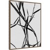 Amanti Art Grass Detail White by Pernille Folcarelli Canvas Wall Art Print Framed 23 x 30-in. - 3 of 4