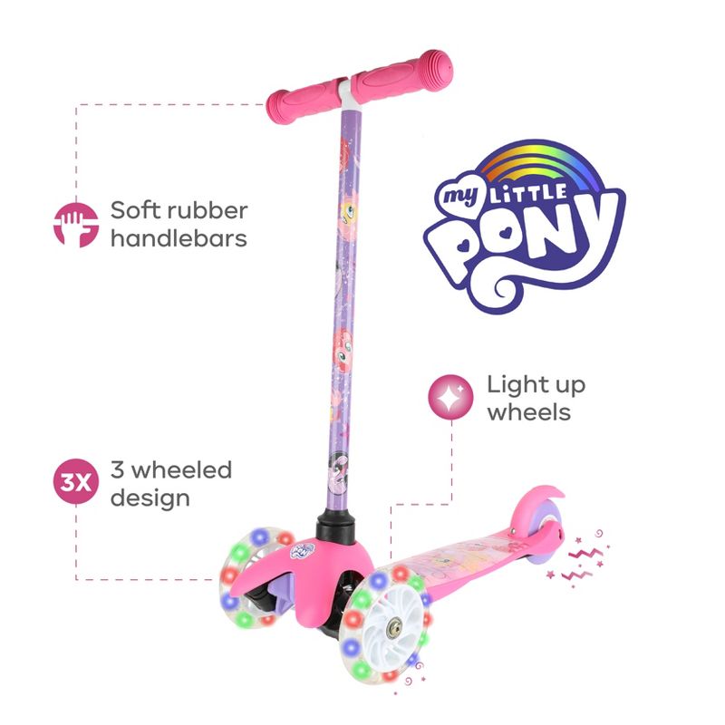 My Little Pony 3 Wheel Tilt and Turn Scooter, 1 of 12