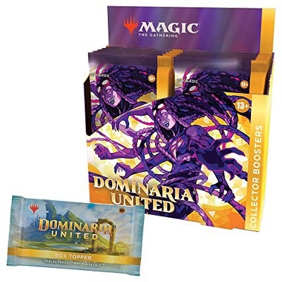 Magic The Gathering Magic: The Gathering Dominaria United Collector Booster Box | 12 Packs + Box Topper Card (181 Magic Cards)