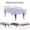Unique Bargains Stretch Anti-Dust Protecting Dining Bench Slipcovers 40" - 55" - 2 of 4