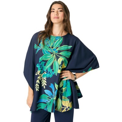 Roaman's Women's Plus Size Georgette Duster