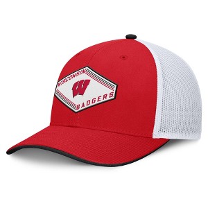 NCAA Wisconsin Badgers Structured Cotton Snapback Hat - 1 of 4