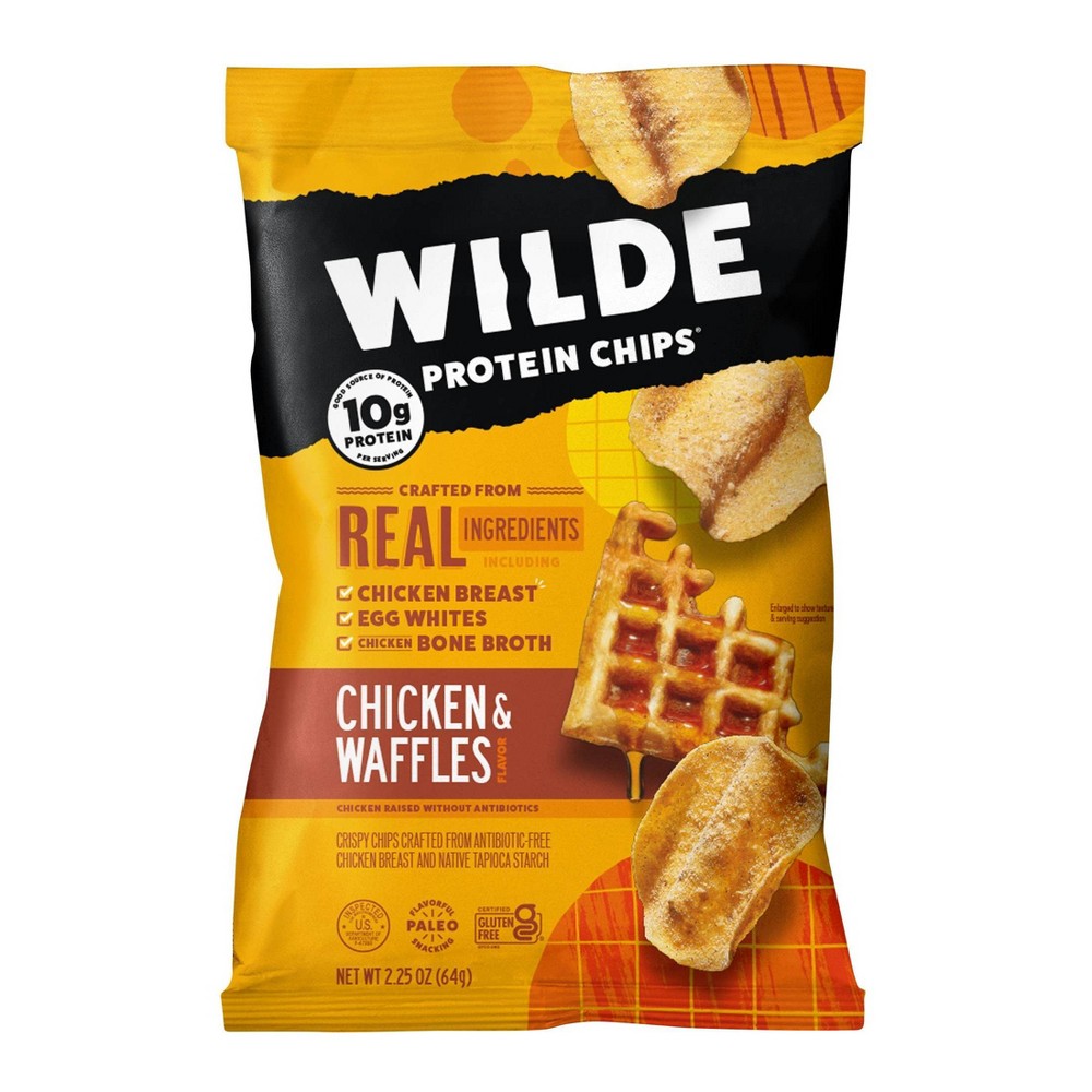 Wilde Protein Chips Chicken and Waffles - 2.25oz