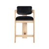 Meridian Furniture,Sacha Black Velvet Stool - 3 of 4