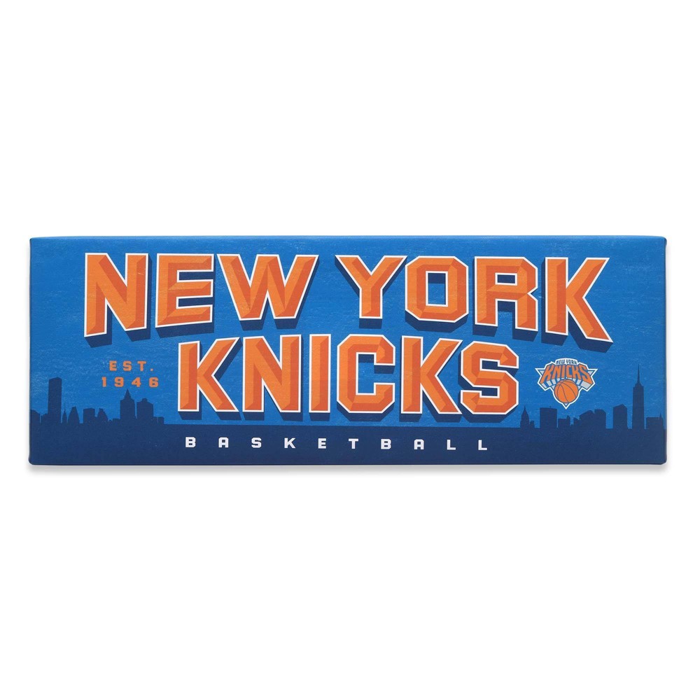 Photos - Wallpaper NBA New York Knicks Tradition Canvas Wall Sign