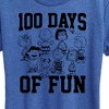 Women's - Peanuts - 100 Days Of Fun Short Sleeve Graphic T-Shirt - 2 of 4